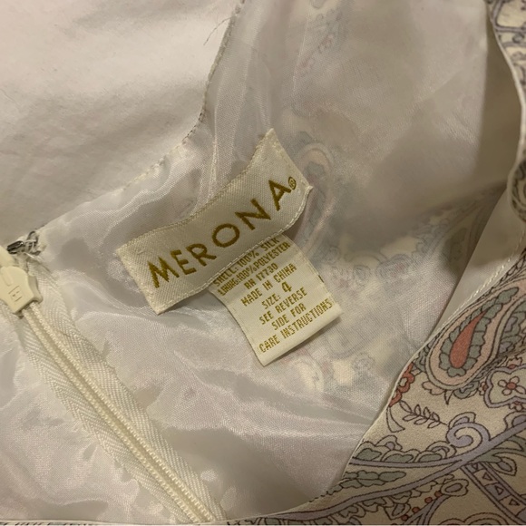 Merona Paisley Dress size 4 - Picture 3 of 4